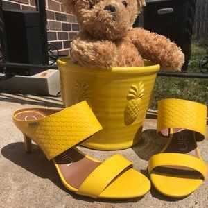 Calvin Klein Women’s Yellow Sandals